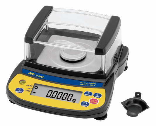 A&D EJ-54D2C Dual Range with USB connection - 22g x 0.0002g / 52g x 0.001g Reloading Scale